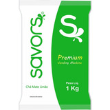 Chá Mate Sabor Limão Premium Solúvel Savors Vending 1kg