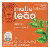 Chá Matte Leão Mate Tostado Original Em Sachê 16 G 10 U