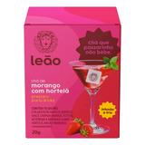 Chá Morango E Hortelã Leão 10 Sachês