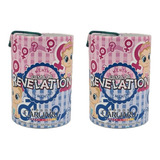 Chá Revelação 2 Latas De Fumaça Colorida Solo 75mm Rosa