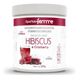 Chá Solúvel 200g Sabor Hibisco C Cramberry