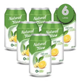 Chá Verde Com Laranja E Gengibre Natural Tea 335ml 6 Latas 