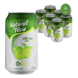 Chá Verde Natural Tea Limão 335ml 6 Latas Revigorante