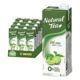 Chá Verde Sabor Limão Natural Tea 1l 12 Unidades Kit