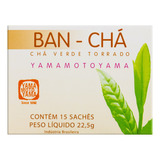 Chá Verde Torrado Yamamotoyama Ban chá Caixa 22 5g 15 Unidades
