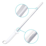 Chaira Dupla Função Lisa E Estriada Inox 12 Pol Mundial 5542 Cor Branco