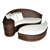 Chaise Meia Lua Para Piscina Área Externa Jardim