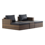Chaise Recife Em Alumínio Para Área Piscina Jardim Trama