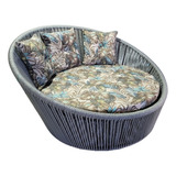 Chaise Sofá Barcelona Corda Naval P Área Jardim Piscina