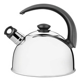 Chaleira Aco Inox Com Apito 3 Litros Tramontina 61483023