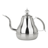 Chaleira Aço Inox Escovado 1 2l Bico Fino Cha Cafe