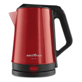Chaleira Bch12v Inox 1 9l 1150w Vermelho Britânia 220v
