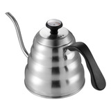 Chaleira Bico De Ganso Fino Barista Inox C Termômetro 1 2l