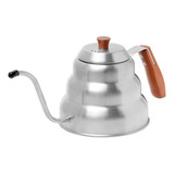 Chaleira Bico Fino Inox Madeira