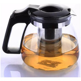 Chaleira Bule Jarra De Vidro Infusor Aço Inox Para Chá Café