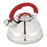 Chaleira Com Apito Mor Aço Inox 3l Fundo Triplo Diletta