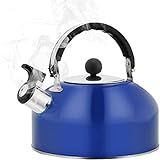Chaleira De Assobio Chaleira De Assobio De Aço Inoxidável 1 8l Com Alça Ergonômica Chaleira De Acampamento Leve Bule De Cozinha Chaleira De Chá Para Fogão A Gás Chaleira De Fogão Para Fogão