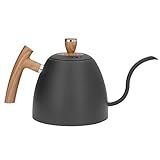 Chaleira De Café Despeje Sobre A Chaleira 800 Ml Cabo Ergonômico Aço Inoxidável Anticorrosão Bico Pescoço De Ganso Durável Chaleira De Café