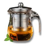 Chaleira De Vidro Com Infusor De Inox Bule 350ml Chá E Café