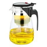 Chaleira De Vidro Com Infusor Tampa Com Design Moderno 900ml Cor Água