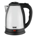 Chaleira Elétrica Bak Chaleira Elétrica Bak 1100w Inox 127v 1 8l Preta