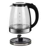 Chaleira Elétrica Bch11 Glass Light Control 1 8l Cor Preto Britânia 220v
