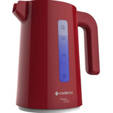 Chaleira Elétrica Cel381 Cadence 1 7l Vermelha 1850w 220v