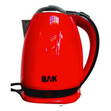Chaleira Elétrica De Inox Premium Bak 1 8l Vermelha Cor Vermelho 110v