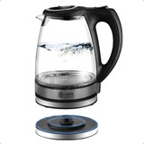 Chaleira Elétrica De Vidro Jarra 2l 1000w Desligamento Auto