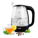 Chaleira Elétrica De Vidro Transparente 1 8l 220v 1500w Fix