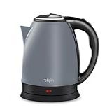 Chaleira Elétrica Inox Elgin Sem Fio 1 8 Litros Cinza Lunar 110V