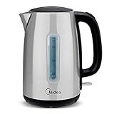 Chaleira Elétrica Inox Midea 1 7 Litros Visor Externo Do Nível De Água 220 Volts 60Hz