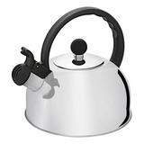 Chaleira Em Aço Inox Com Apito Fixo 1 75l Inox Hercules