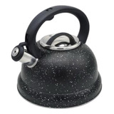 Chaleira Esmaltada Inox 2 5l Alegra Home Preto 