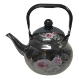 Chaleira Esmaltada Vintage Porcelana Elegante 2 Litros Linda