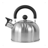 Chaleira Inox 2 Litros Com Apito Alça Móvel Chá Água