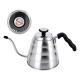 Chaleira Inox Bico De Ganso Tipo Hario Decorada Fino Litro
