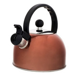 Chaleira Inox Com Apito 2 Litros Rose Gold Hauskraft