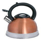 Chaleira Inox Com Apito Indução Fundo Duplo 3 Litros Grande