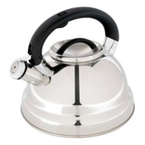 Chaleira Inox Fundo Triplo C Apito 3l Diletta Preto Mor