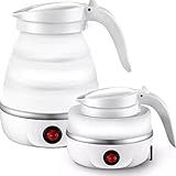Chaleira Jarra Elétrica De Silicone Dobrável Retrátil Portátil Esquenta Água Leite Bebida Chá Mamadeira 600ml Vinwer 110V