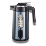 Chaleira Jarra Elétrica Térmica Portátil Inox 110v Ou 220v Cor Azul