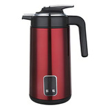 Chaleira Jarra Elétrica Térmica Portátil Inox 110v Ou 220v Cor Vermelho