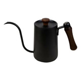 Chaleira Linda De Inox Bico De Ganso Cabo Madeira Bule 600ml