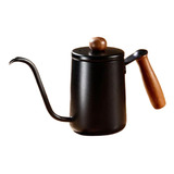 Chaleira Linda Inox Bico De Ganso Punho De Madeira 600ml