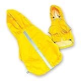 Chalesco 70511 Capa De Chuva Elegance Para Cães Amarelo