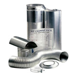 Chaminé Com Flexível De Instalação Aquecedor À Gás Westflex