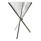 Champanheira Acrílico Grande Tripé Alumínio 33l 100x56cm Top