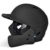 CHAMPRO Capacete De Rebatida Adulto Hx Gamer Plus Com Protetor De Mand Bula Universal Preto Junior