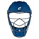 Champro Capacete Optimus Pro Rubberized Matte Finish Hockey Style Baseball Softball Catcher Adulto Azul Royal